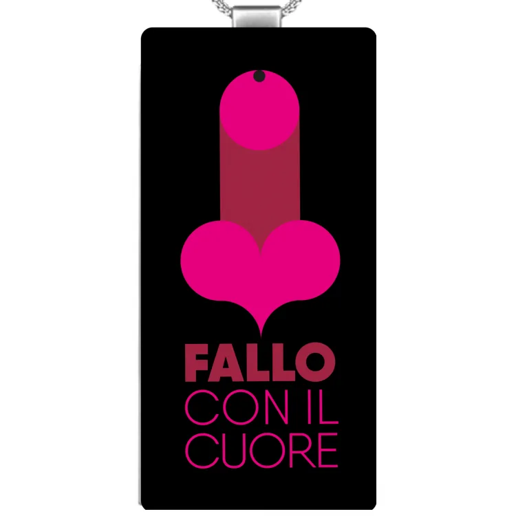 FALLO CON IL CUORE pendant
